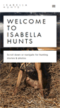Mobile Screenshot of isabellahunts.com